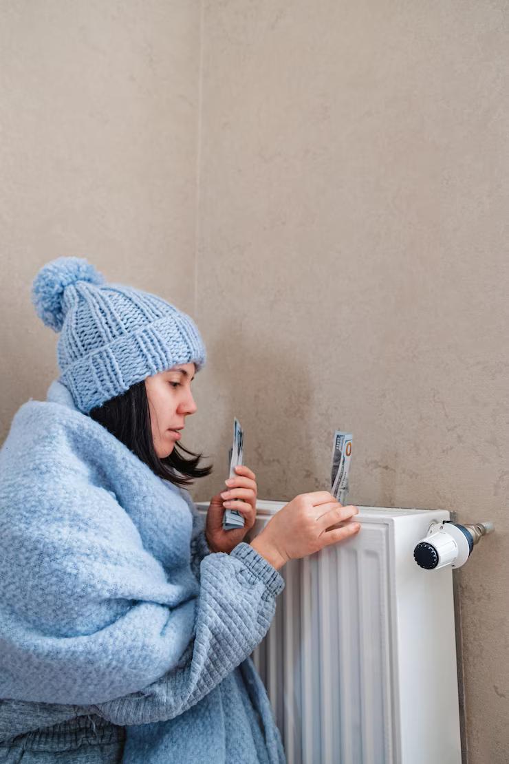 Technicien SNIC installant un système de chauffage dans les Yvelines