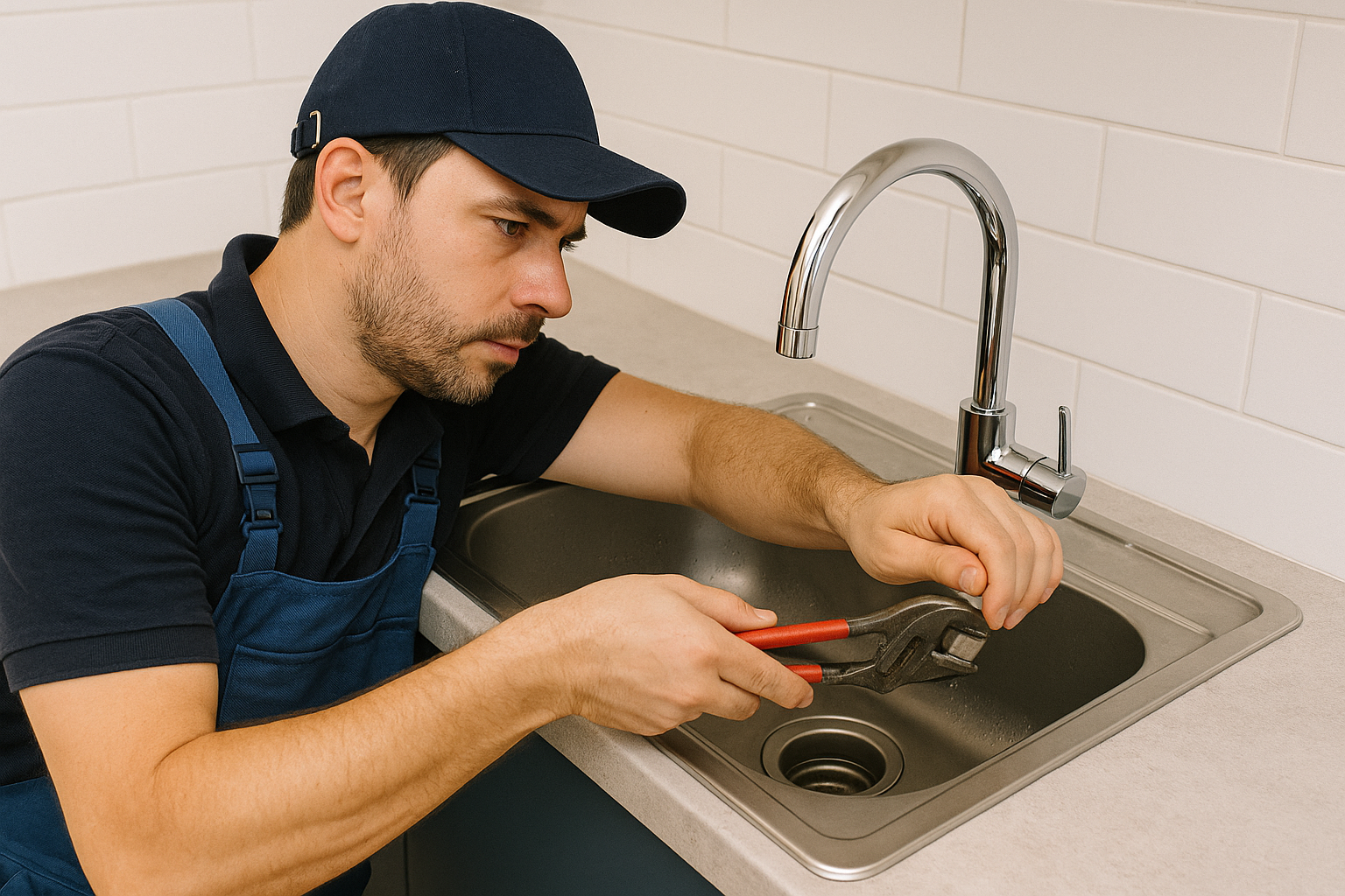 Plombier à Chartres intervenant sur une installation sanitaire