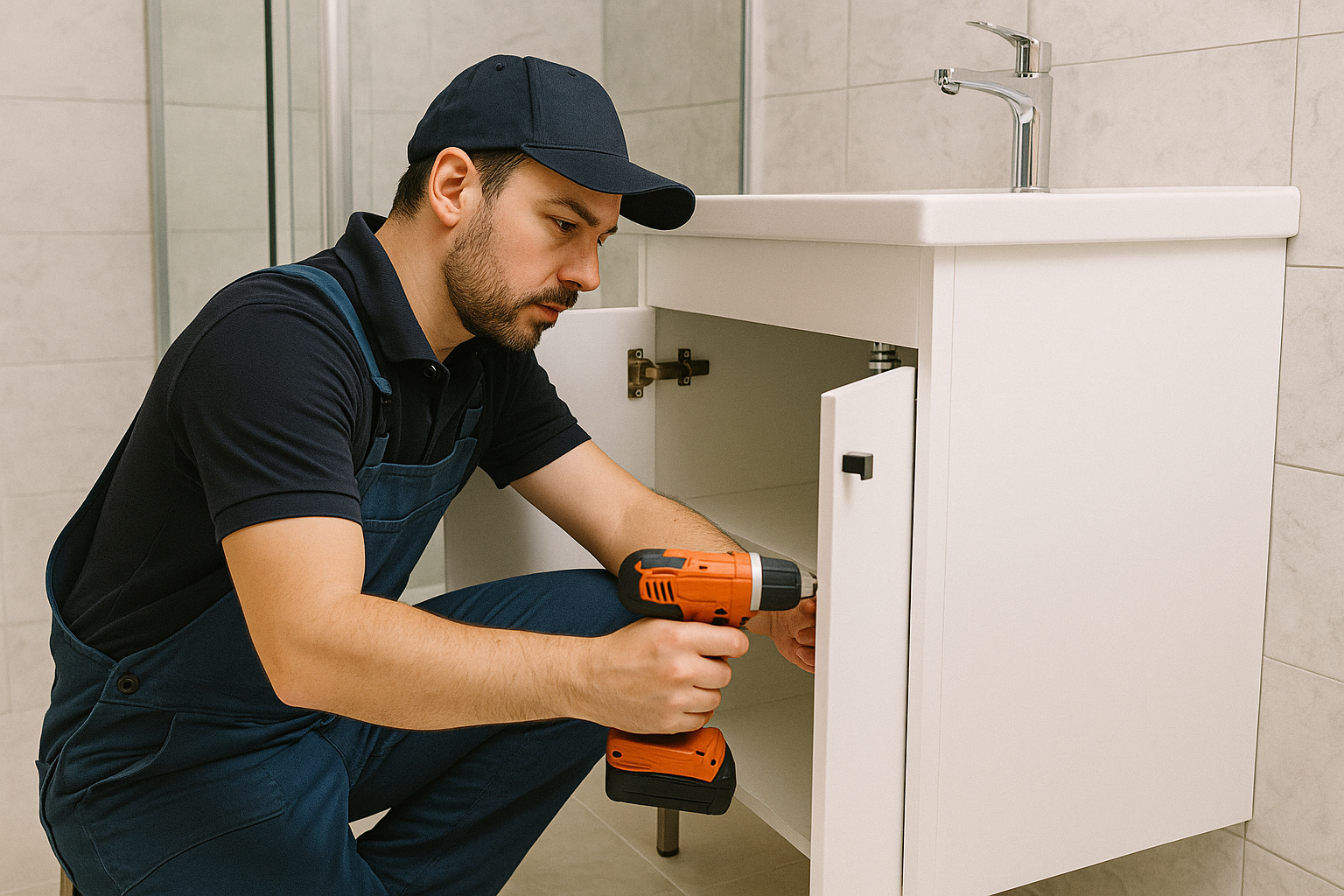 Plombier à Évreux effectuant une intervention sanitaire