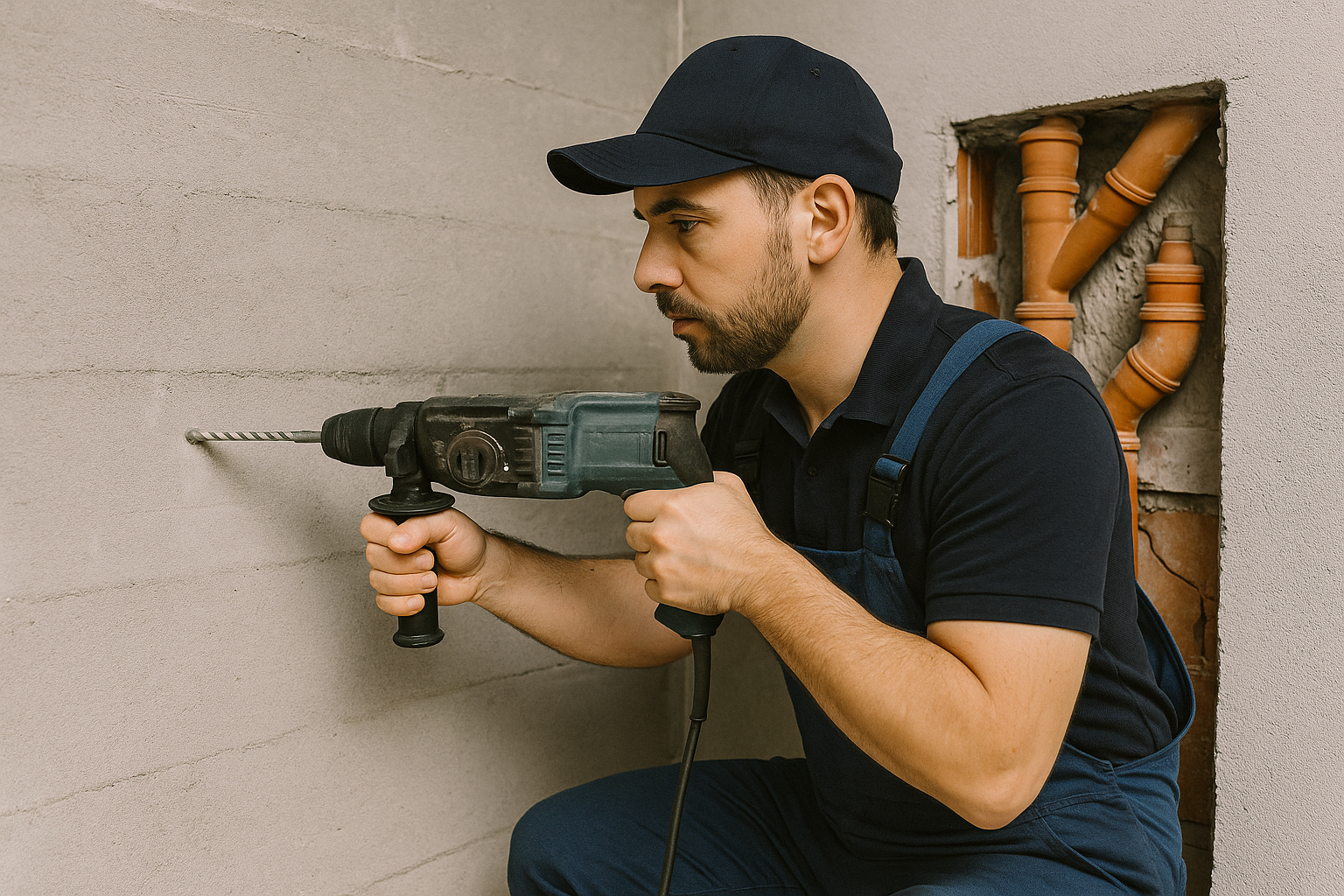 Plombier à Nogent-le-Roi effectuant une installation